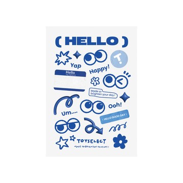 TOYSELECT經典品牌水晶轉印貼紙