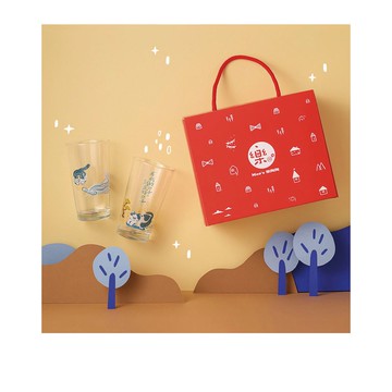 Mao's 樂陶陶 x 皮康Pikang｜有你的好日子聯名玻璃杯組