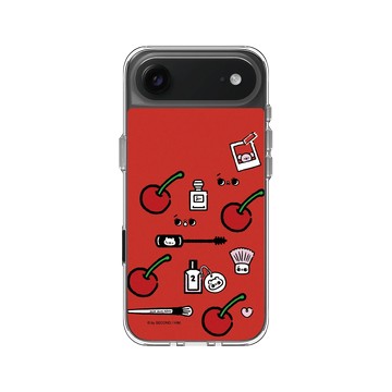 iPhone Air Clear Case（相機按鈕） 透明 - 爽爽貓 Song Song Meow by SECOND - 櫻桃爽爽貓