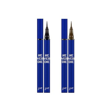 韓國 BBIA~NEVER藍眼淚終極防水控油眼線液筆(0.4g)01-霧面黑／02-霧面棕 款式可選