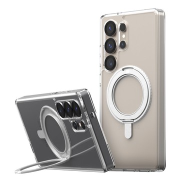 Araree Samsung Galaxy S25 ULTRA 保護殼 透明 磁吸 可旋轉支架