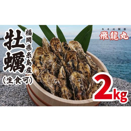 ふるさと納税 福岡県 糸島市 福吉 の 牡蠣 殻付き 生食用 2kg (簡易 ナイフ 付き) 福岡県 糸島産 糸島 ／ 飛龍丸 [AZB004] 牡蠣 生カキ 生食用