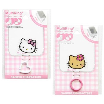 小禮堂 Sanrio 三麗鷗 Hello Kitty 造型手機扣環 (大臉款)