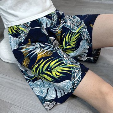 [韓國K.W.]韓國專櫃級寶藏女孩輕棉稠五分褲居家睡褲(女睡衣/家居服/短褲/運動)