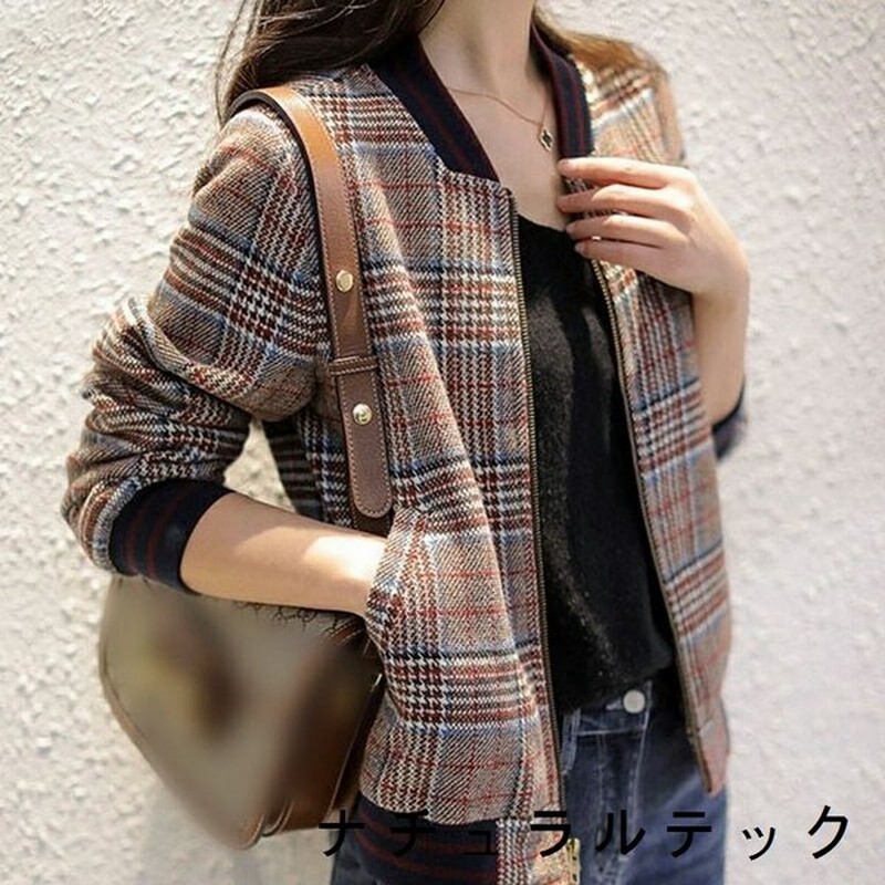 代 30代 40代 50代 レディース ファッション 女性 カジュアル 冬 秋 チェック柄ブルゾン ジャケット アウター 秋冬 10代 通販 Lineポイント最大0 5 Get Lineショッピング
