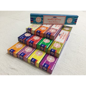 [綺異館] 印度香 賽巴巴 Satya Nag Champa 系列 12款極品 3盒100 薰香 舒壓