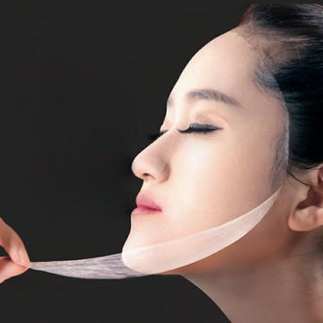 100片超薄隱形蠶絲面膜紙壓縮水療干紙膜補水diy一次性鬼臉粒包郵