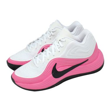 Nike 籃球鞋 Precision 8 Mid 男鞋 白 粉 緩震 運動鞋 IH1105-102