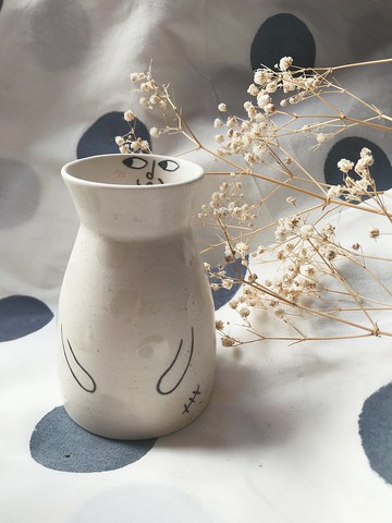 刀疤強 陶瓷清酒瓶