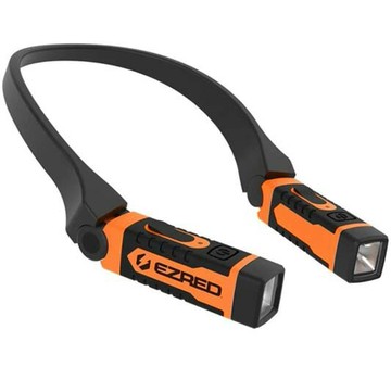[5美國直購dd] EZRED NK15-OR LED 頸燈頭燈 掛式露營修車免持手電筒 USB充電