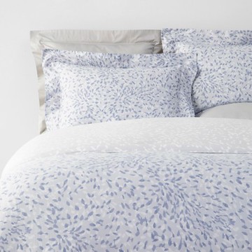 查莉300織純棉床包兩用被組加大 波光