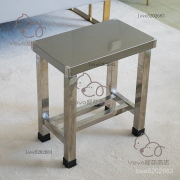 宅配免運😊SUS304不銹鋼四方凳子家用酒店餐館實驗室學校化驗室醫院車間凳子 椅子