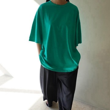 MANIFEST 正韓水洗長版上衣 繽紛色系 韓國女裝 韓國男裝 中性 休閒 實穿基本款 五分袖 現貨商品