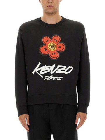 kenzo cotton sweatshirt "kenzo x futura 2000"
