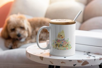 玄鳳和服-手繪馬克杯/陶瓷杯/馬克杯禮盒