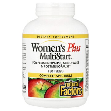 Natural Factors, Women's Plus MultiStart，180 片