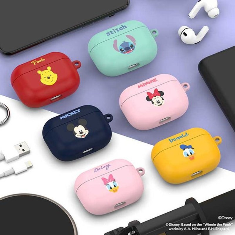 ディズニー Disney Airpodspro エアーポッズプロ イヤホンケース ソフトケース 防塵 軽量 ミッキー ミニー ドナルド デイジー プーさん スティッチ 通販 Lineポイント最大get Lineショッピング