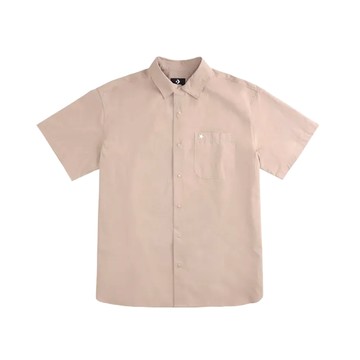 Converse Woven Shirt Vintage Cargo 男款 卡其色 襯衫 短袖 MCH601-X9V