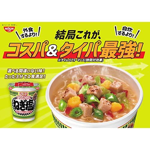 日清食品 カップヌードル ねぎ塩 [炭火焼き風味の鶏塩スープ] 76g ×20個