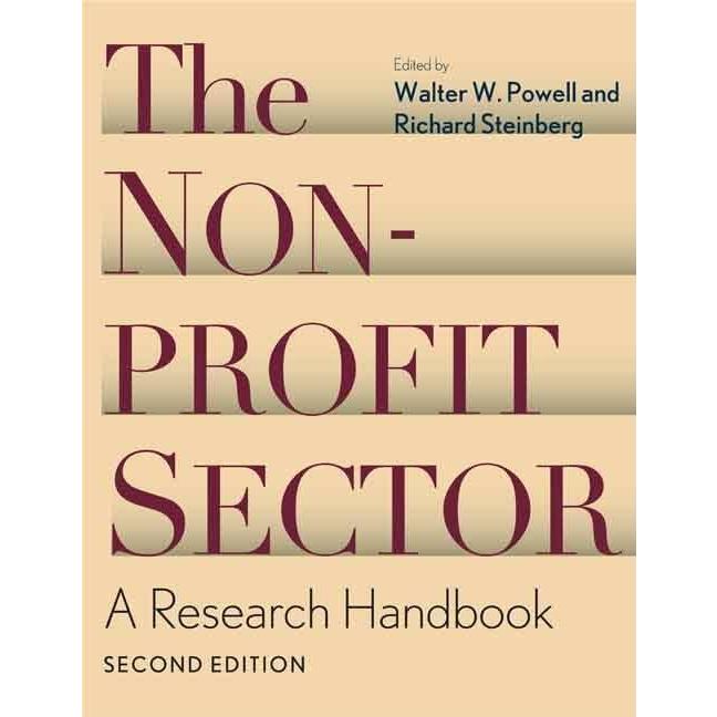 The Nonprofit Sector: A Research Handbook