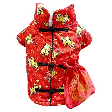 SassyDog 旗袍外套 12 紅色 500g  12號(M)  1件