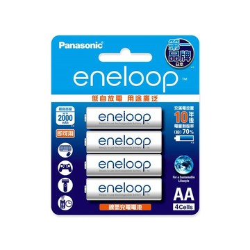 Panasonic eneloop中階3號充電電池4入組