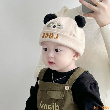 嬰兒帽子秋冬超萌幼兒男童地主帽小月齡男女寶寶春秋季男孩瓜皮帽【Hi！Kids】