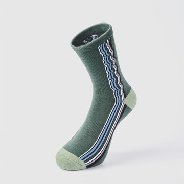 VIBE抗菌運動中筒襪 綠(F)