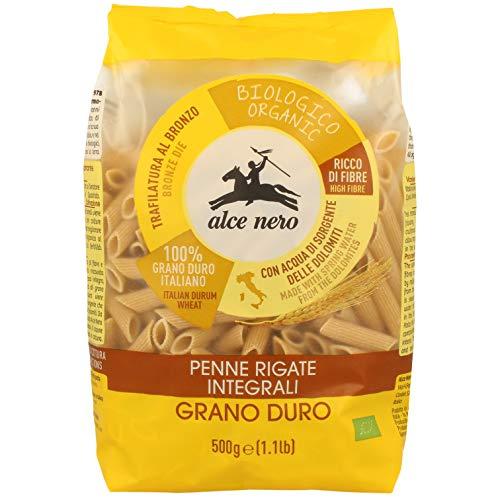 送料無料 ALCE NERO(アルチェネロ) 有機 全粒粉 ペンネ 500g (オーガニック イタリア産 食物繊維 胚芽 ゆで時間10分)