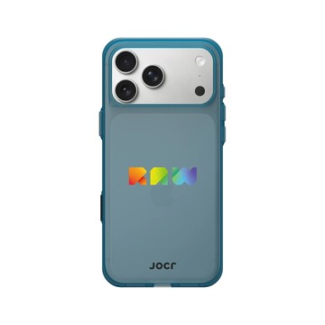 iPhone 17 Pro Max Clear (相機按鈕) 夜幕藍 - JOCR - Raw Rainbow