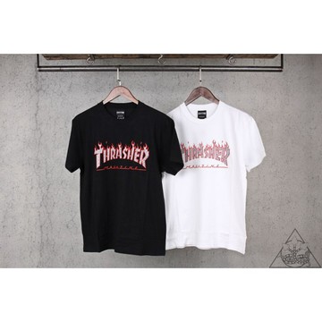 【HYDRA】Thrasher Splatter Flame Tee 飛濺 火焰 短T【TS13】
