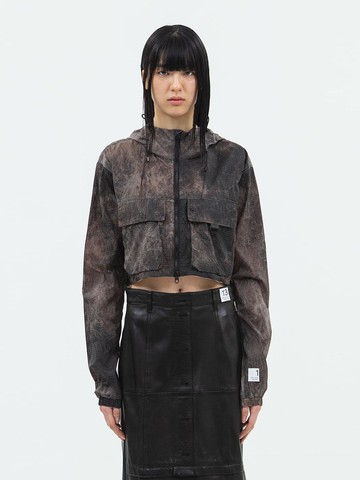 Bomber Sleeve Zipup Hoodie