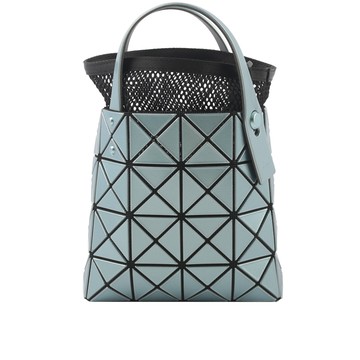 ISSEY MIYAKE BAO BAO LUCENT BOXY 4X4 迷你金屬色手提包(淺藍色) AG651 71