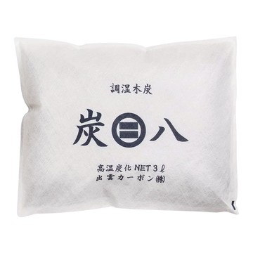 出雲屋炭八 車內專用方形調濕木炭 3L 尺寸35x28cm 日本產  1個