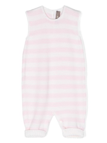 Little Bear - sleeveless virgin wool romper - kids - Cotton - 6 mth - White