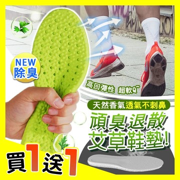 【乳膠鞋墊-艾草款】乳膠鞋墊 踩屎感鞋墊 足弓鞋墊 鞋墊 除臭鞋墊 爆米花鞋墊 (35~45吋)