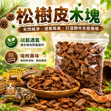 【天然松樹皮】爬蟲墊材 松樹皮木塊 爬箱造景 造景墊材 守宮墊材 陸龜墊材 蛇類墊材 園藝造景