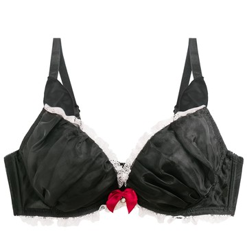 FLORA LOVELY 俏波斯 B~F罩杯日本貓咪內衣成套-黑色