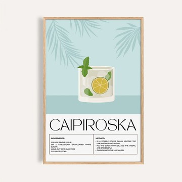 卡比羅斯卡 Caipiroska / 雞尾酒系列掛畫
