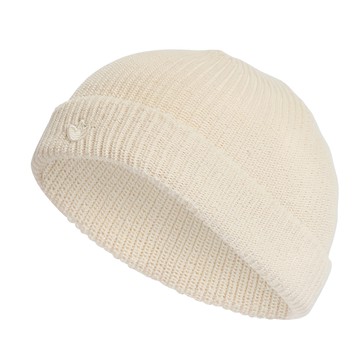 adidas 愛迪達 il8443 short beanie osfm 毛帽  奶油色