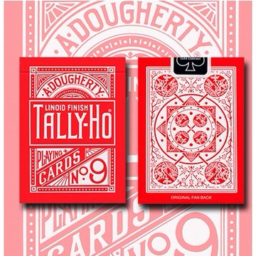 【線上體育】TALLY-HO RED ROSE 紅扇背 撲克牌S0998575