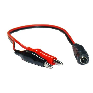 【AI電子】*DC母對鱷魚夾測試線 5.5/2.1DC線12V.DC電源線