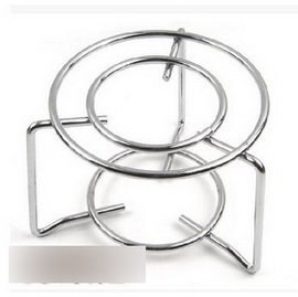 【不銹鋼圓架-直徑13.5*高11cm-2個/組】 摩卡壺虹吸壺專用加熱器具 瓦斯爐架子 適用於底部直徑8cm以上的摩卡壺-7501008