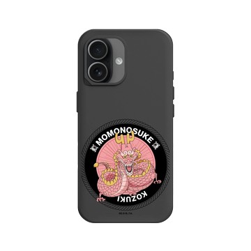 iPhone 17 SolidX 黑 - 航海王 One Piece - D龍形態-粉戀人桃之助