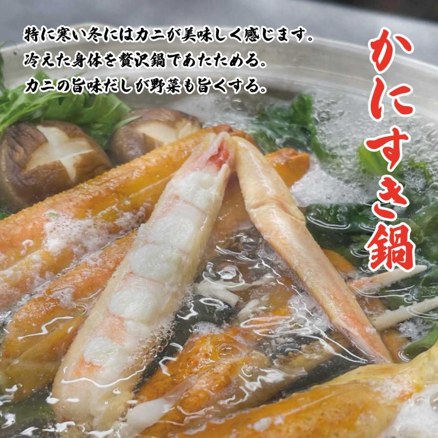 ずわいがに 足 生鍋用 焼きガニ用 2kg 約10肩 冷凍