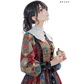 【9 月新作】07-144-0405 人物貼紙 幻想復古浪漫喫茶