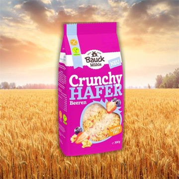 【德國BauckMühle】寶客無麩質莓果燕麥脆片 (300g/包)(無蛋奶) 3包入