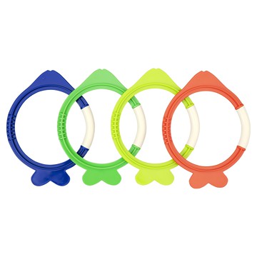 Bestway 小魚戲水玩具4件組  魚造型  1組