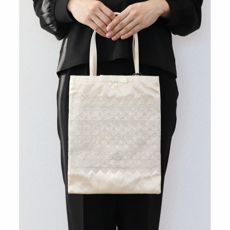 Three Four Time レース柄刺繍サブバッグ 結婚式 パーティ フォーマル Women バッグ トートバッグ 通販 Lineポイント最大get Lineショッピング