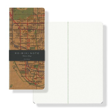 RO-BIKI NOTE Map Series Metro Map